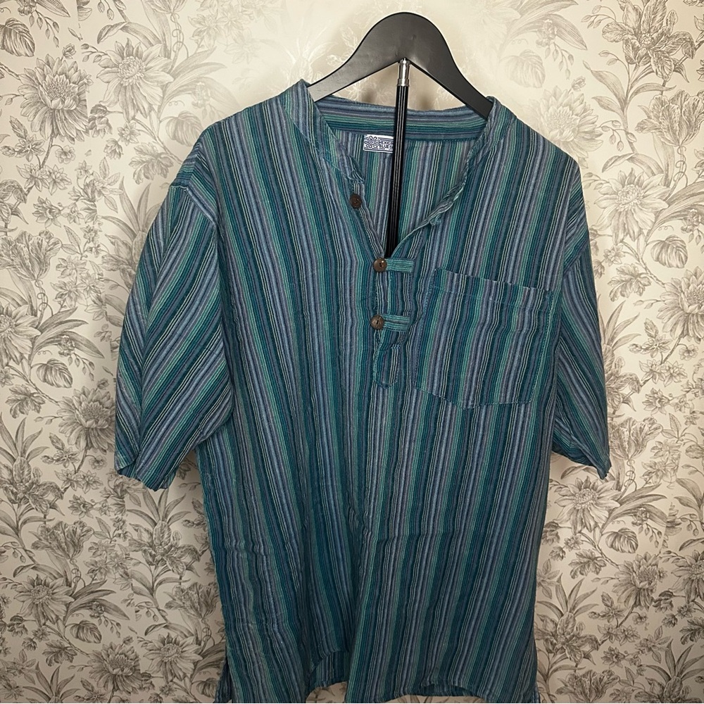 Mexicali Blues Beach CoverUp Shirt. Size O/S Unisex